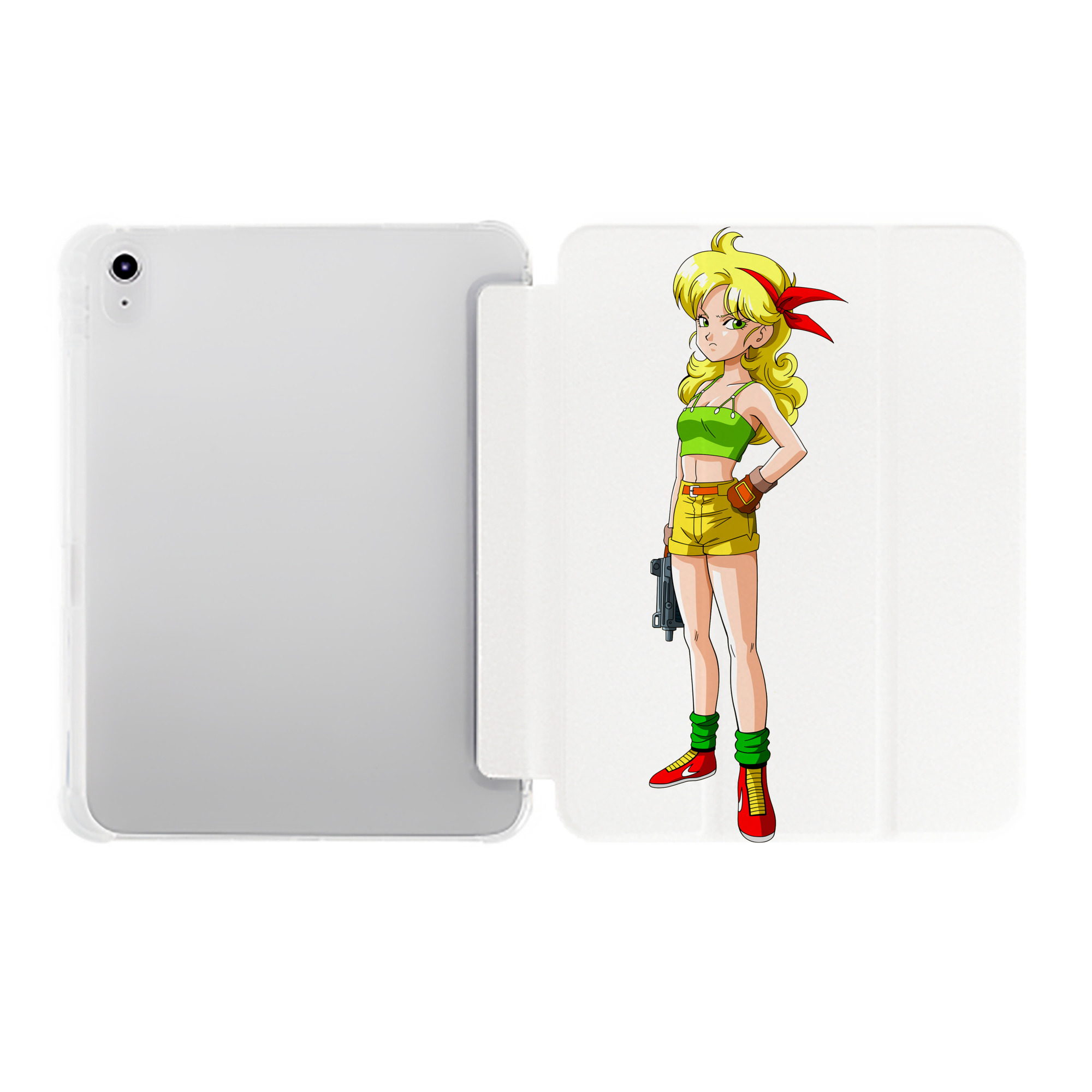 （画像用） ドラゴンボール DRAGON BALL IPad ケース ペン収納付き 三つ折りスタンド PUレザー×シリコン 対応機種9.5/10.5/10.9インチ